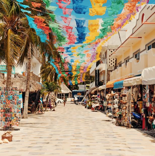 A market in Mexico.