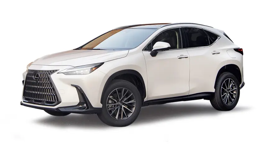 white 2025 lexus nx2550