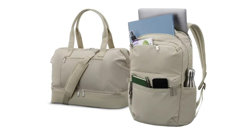 Samsonite Laptop Backpack & Weekender Companion Bag Set