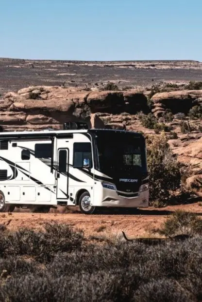 a luxury RV