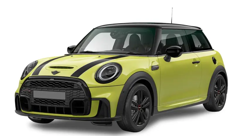 Lime green mini cooper s